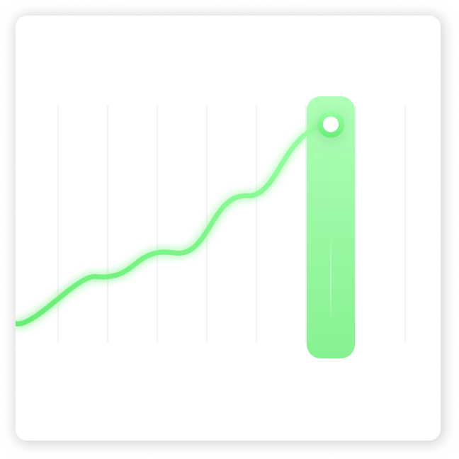 Revenue increase graph